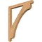Ekena Millwork Legacy Arts & Crafts Smooth Bracket, Western Red Cedar, 3 1/2"W x 42"D x 48"H BKT04X42X48LEC03SWR - alternate 1
